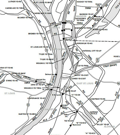 St. louis Rail Map IDOT