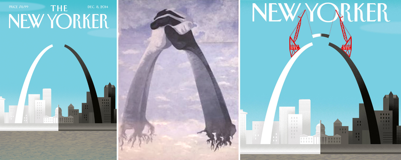 Gateway Arch art - Ferguson