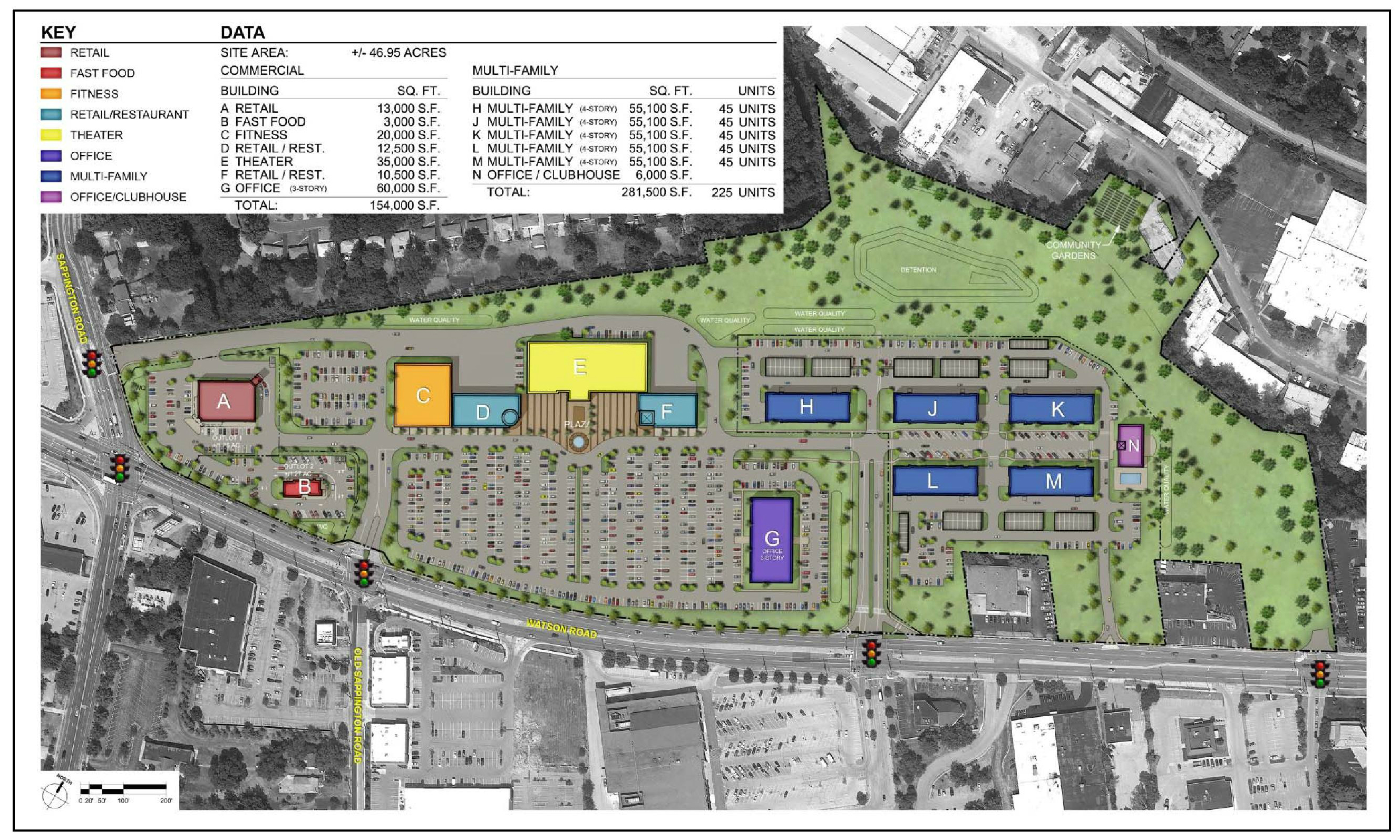 Crestwood Plaza redevelopment by UrbanStreet - Crestwood, MO