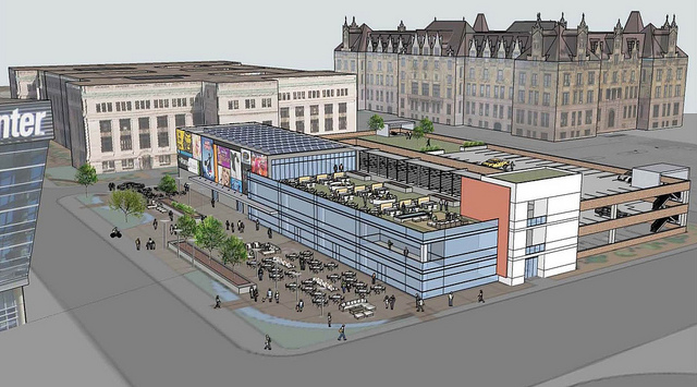 Municipal Courts Redevelopment Envisions Civic Square, Public Space, Retail and Parking