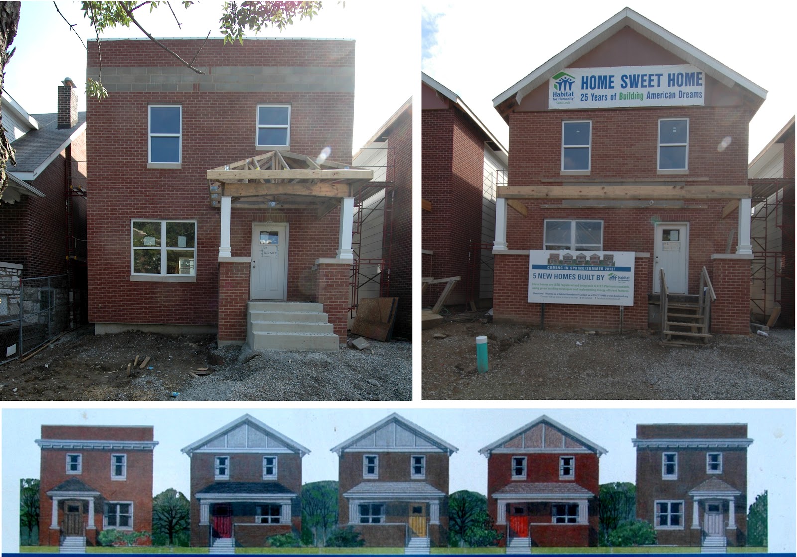 Habitat for Humanity Brings Five New Single Family Homes to Carondelet (1020 through 1032 Bates)