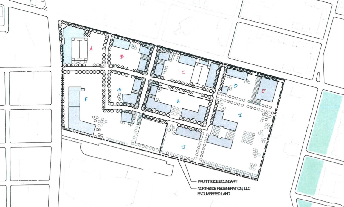 Pruitt-Igoe redevelopment plan, LCRA - St. Louis, MO