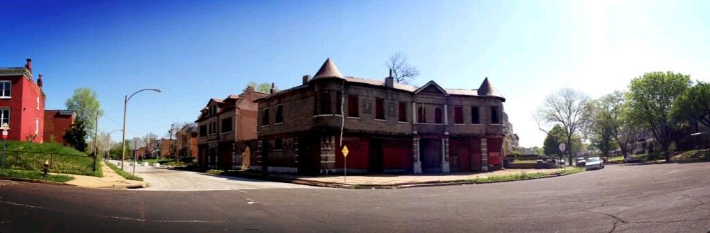 Fountain Park - corner building